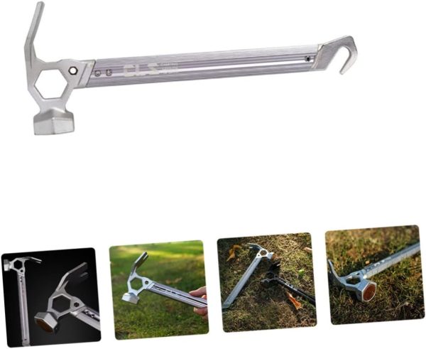 Outdoor Hammer Drill Belt Anchors Hatchet Emergency Kit Camping Gear Tarp - Image 9