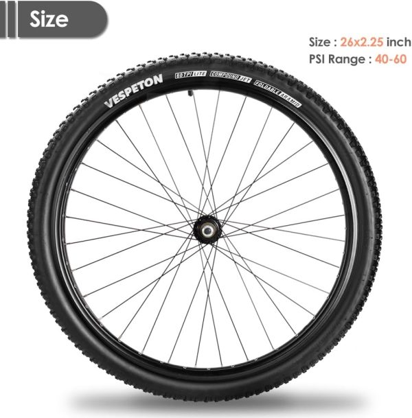 26/27.5/29x2.25 inch Bike Tires Pair Mountain Bike Tires 60 TPI Bicycle - Image 6