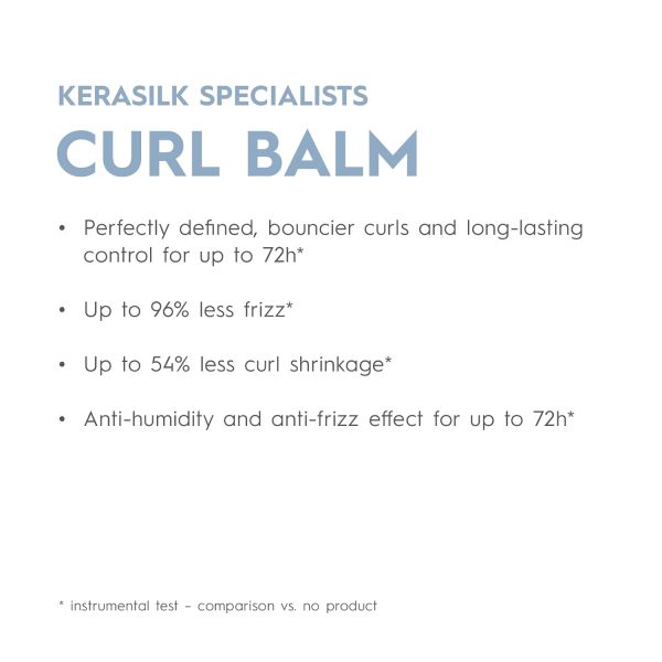KERASILK Curl Balm | Creates Defined & Bouncy Curls | Enhances Curly Hair's - Image 2