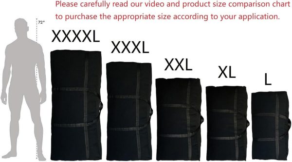Extra Large Storage Duffle Bag for Travel, Black Oversized Giant Big - Image 2