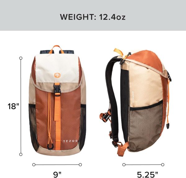 Tezos Juniper Daypack, Lightweight Hiking Backpack and Hydration Pack for - Image 2