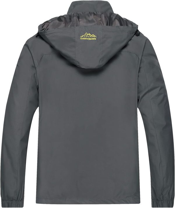 GIISAM Mens Windproof Jacket Waterproof Lightweight Mountain Sport Jacket - Image 2