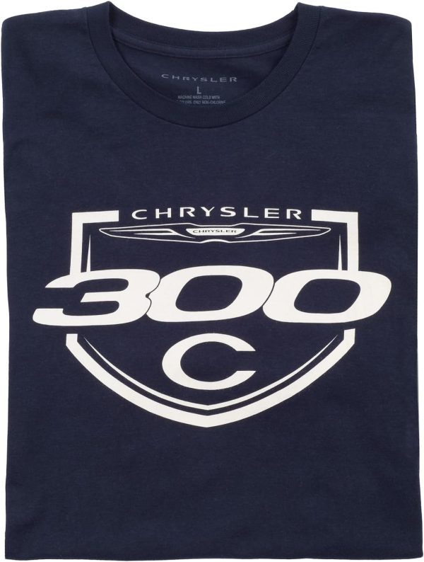 Chrysler 300C Unisex Short Sleeve Crewneck T-Shirt, 100% Cotton, Navy - Image 6