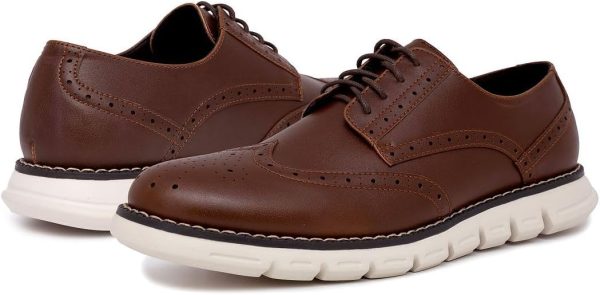 Nautica Men's Knit Dress Oxford Dress Sneakers: Breathable, Stylish, - Image 6