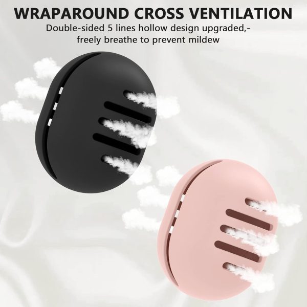 Makeup Sponge Holder,2PCS Double-sided Breathable Silicone Beauty Blender - Image 3