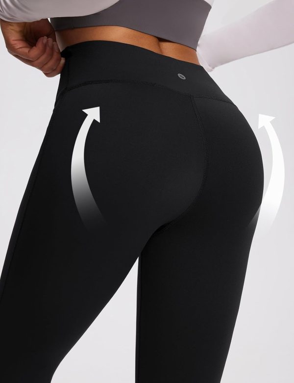 BALEAF Women's Fleece Lined Leggings Thermal Warm Winter Tights High - Image 4
