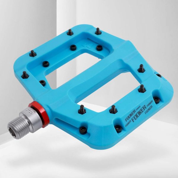 FOOKER MTB Pedals Mountain Bike Pedals 3 Bearing Non-Slip Lightweight Nylon - Image 8