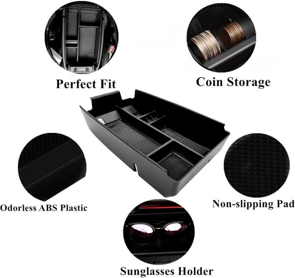Center Console Organizer Interior Storage Box Fits for Ford Escape 2020 - Image 6