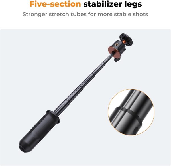 K&F Concept Mini Selfie Stick, Handheld Tripod Small Camera Tripod Max Load - Image 6