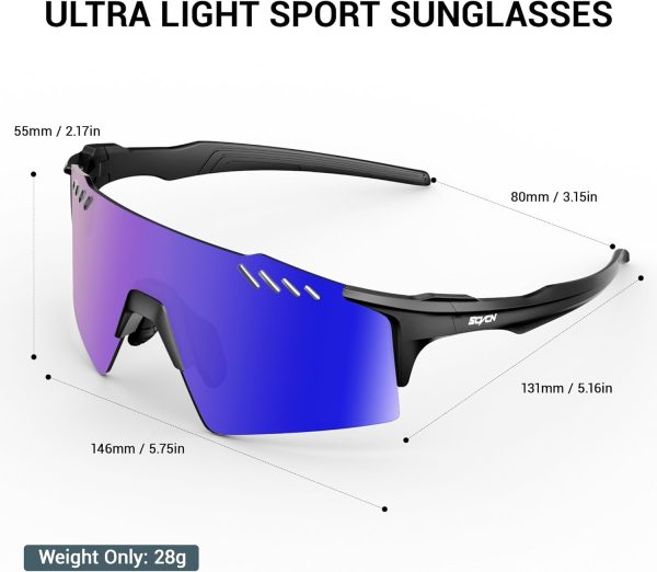 Cycling Glasses Bike Glasses for Men Women UV400 Protection Sports - Image 5