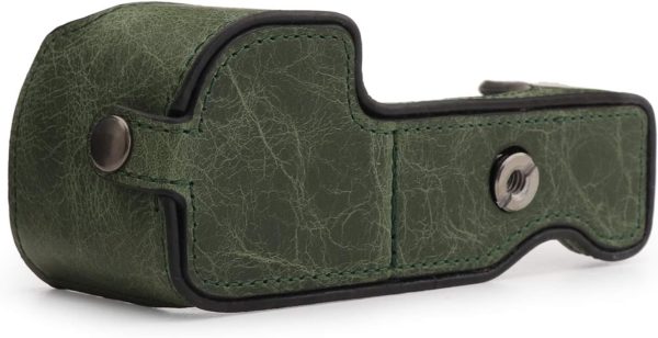 MegaGear MG1644 Ever Ready Genuine Leather Camera Half Case Compatible with - Image 4