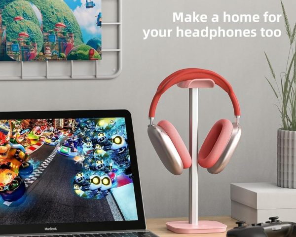Cuifati Headphone Stand, Aluminum Desktop Headset Stand, Headset Earphone - Image 4