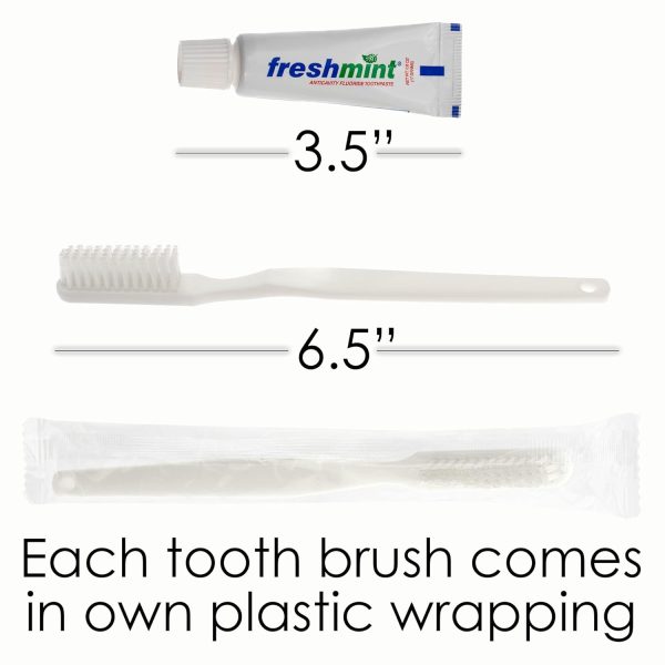 Moda West 24 Hygiene Kits - Bulk Case of Wholesale Basic Toiletry Kits for - Image 4