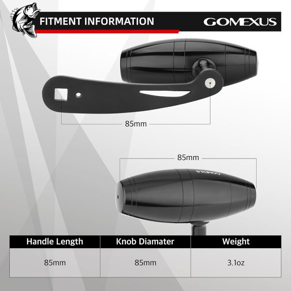 GOMEXUS Power Handle for Shimano TLD 20 25 Fishing Reel Handle(Not for 2 - Image 3