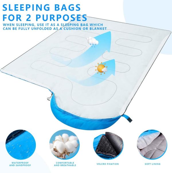 Camping Sleeping Bags for Adults Kids Portable Waterproof Lightweight - Image 3