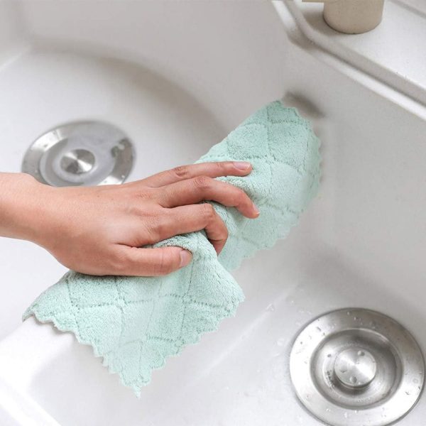 kimteny 12 Pack Kitchen Cloth Dish Towels, Premium Dishcloths, Super - Image 4