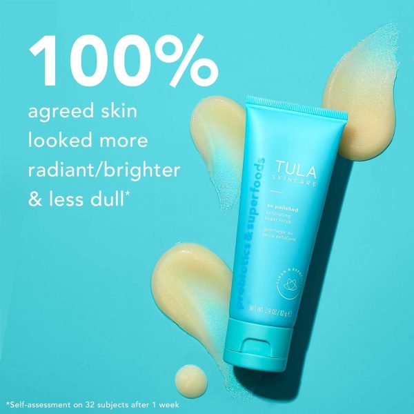 TULA Skin Care So Polished Exfoliating Sugar Scrub - Face Scrub, Gently - Image 4