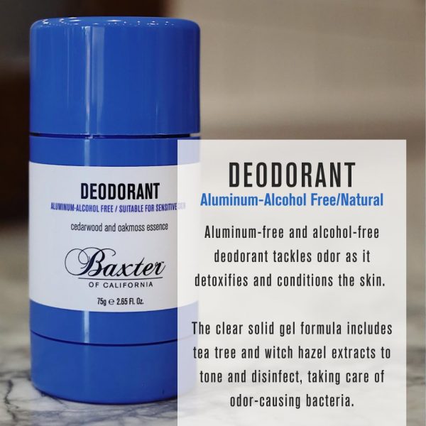 Baxter of California Deodorant, Aluminum & Alcohol-Free Clear Stick, - Image 2