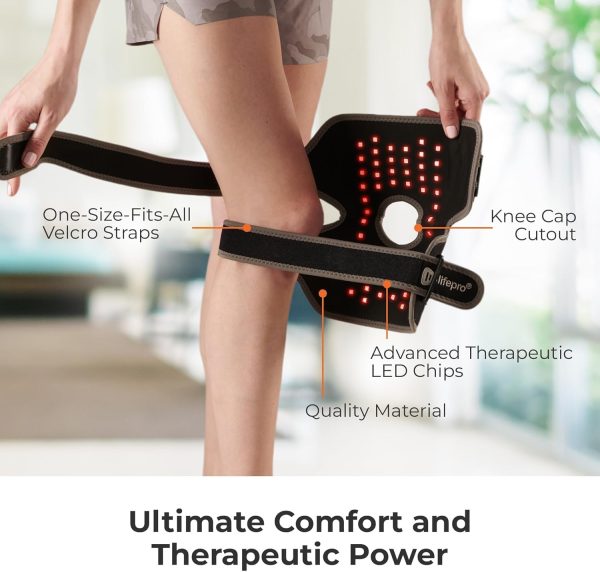 LifePro Red Light Therapy for Knee Pain Relief – Portable Infrared Red - Image 4