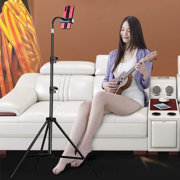 Cell Phone Tripod for iPhone Tall Phone Video Recording Vlogging Streaming - Image 3