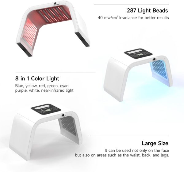 8 in 1 Colors LED Light Therapy Machine - Image 2