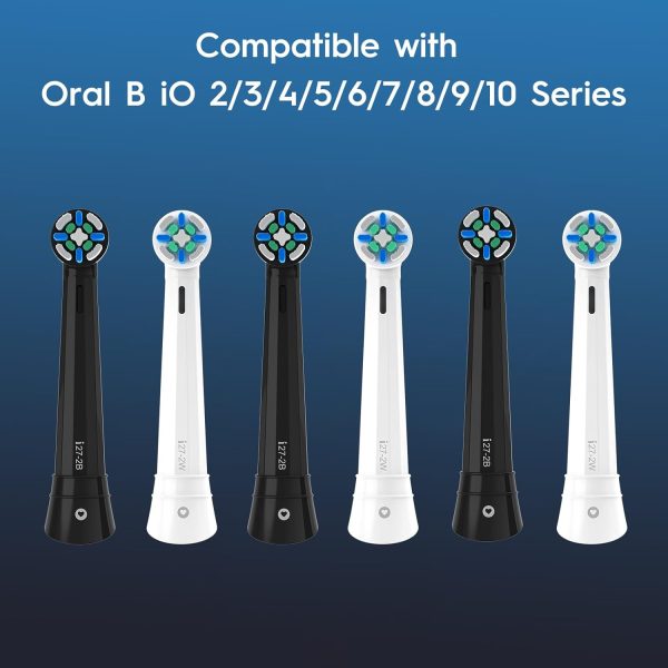 IO Replacement Heads Compatible with Oral B iO 2 3 4 5 6 7 8 9 10 Series - Image 2