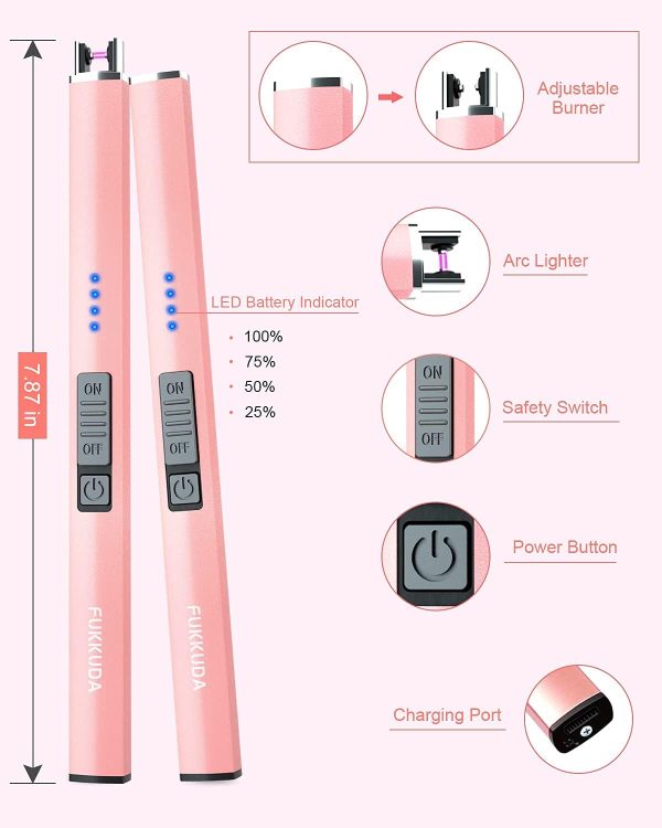 Electric Candle Lighter Rechargeable Lighters - Valentines Day Gifts for - Image 5