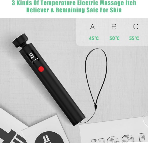 Electric Massage Itch Reliever,2-in-1 Itch Relief with USB Rechargeable 3 - Image 3