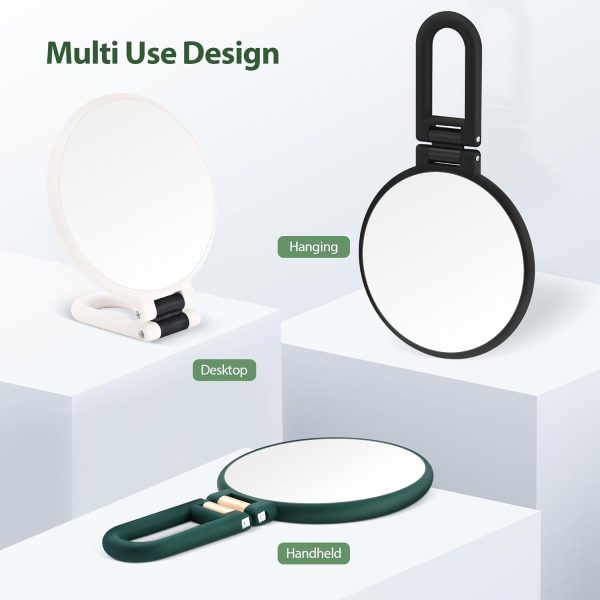 B Beauty Planet Handheld Magnifying Mirror, Double Sided Travel Magnifying - Image 7