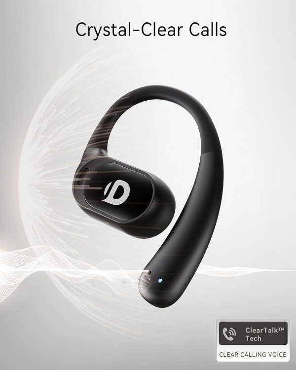 Open Ear Earbuds, True Wireless Open Ear Headphones with Earhooks, Touch - Image 5