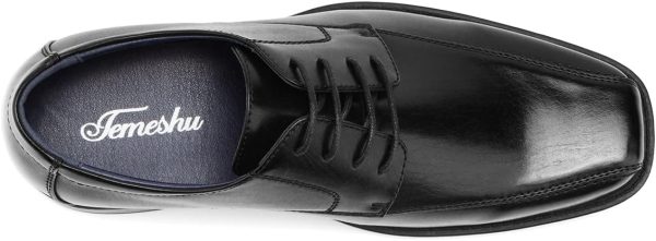 Temeshu Men's Oxford Classic Dress Shoes Casual Business Formal Lace up - Image 4