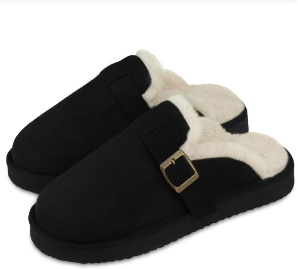 VONMAY Fuzzy Platform Slippers for Women with Faux Fur Winter Fluffy House - Image 3