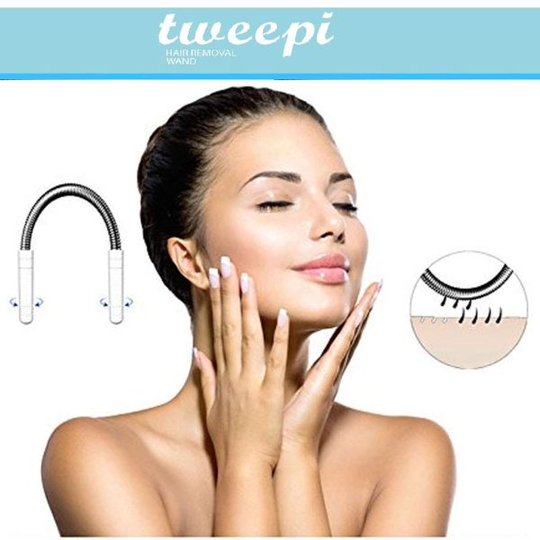 Hair Removal Wand- With Upper Lip Shaped Cool Gel Pack for Numbing and - Image 2