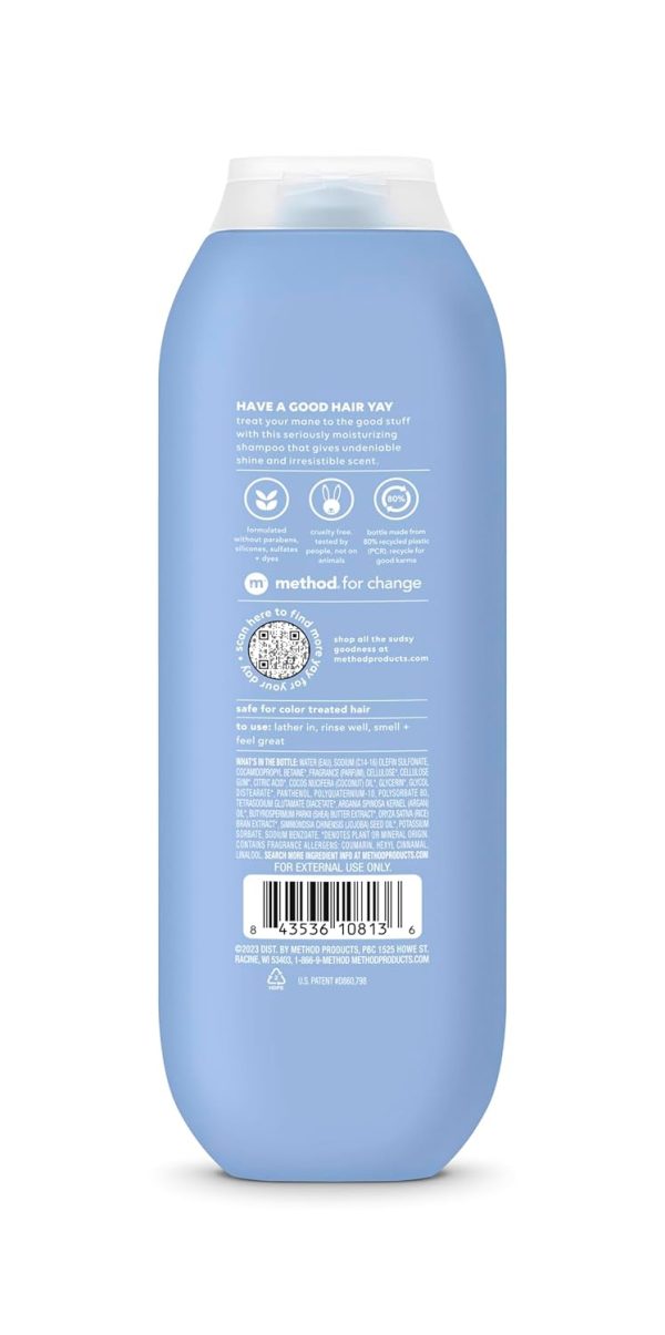 Method Moisturizing Shampoo, Simply Nourish with Shea Butter, Coconut, and - Image 2