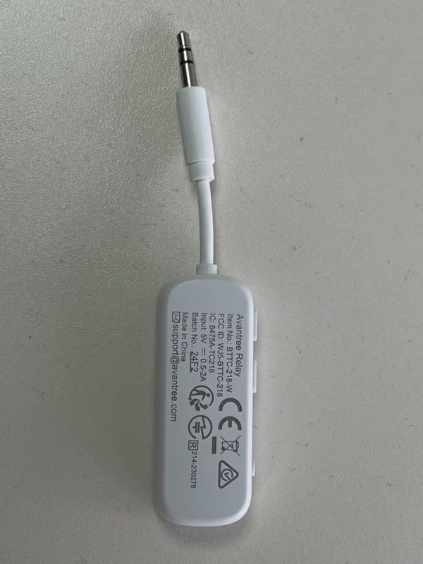 Avantree Relay - Premium Airplane Bluetooth 5.3 Adapter, Supports 2 AirPods - Image 7