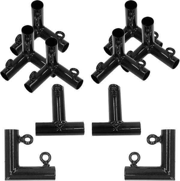 Aoneky 1 inch Golf Frame Corner Kit for 10x10x10ft Practice Golf Cage Net - Image 4
