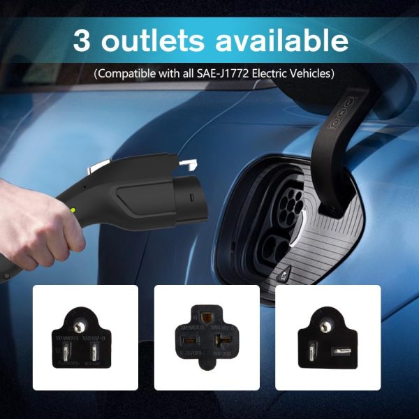 Level 1-2 Electric Vehicle Charging Cable 3.6KW 16A EV Portable Charger - Image 3