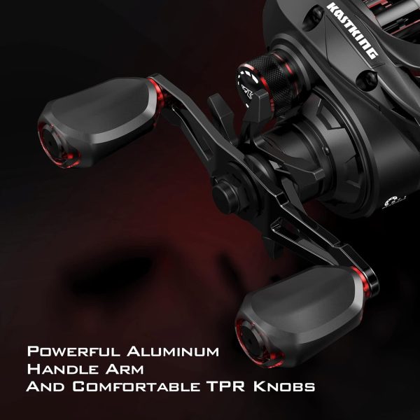 KastKing Brutus Baitcasting Fishing Reel, Graphite Frame, 7.2:1 Gear Ratio, - Image 8