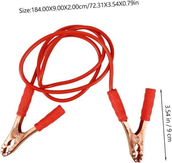 2pcs Car Hitch Jumper Cables with Battery Clips Battery Jumper Cables Car - Image 9