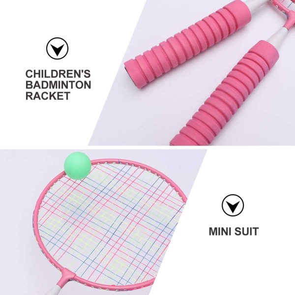 Mipcase Badminton Racket Sports Tennis Racket Outdoor Mini Outdoor for B - Image 9