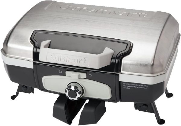 Cuisinart CGG-180TS Petit Gourmet Portable Tabletop Gas Grill, Stainless - Image 5