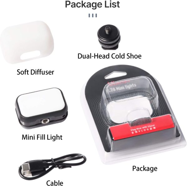 Vlogging Light PICTRON VL28 LED Light for iPhone Mini LED Camera Light - Image 7