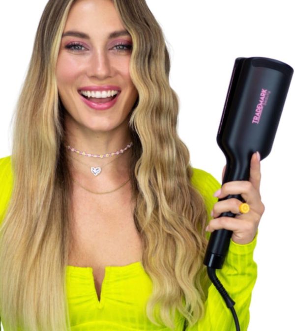 Trademark Beauty Hair Waver - Double Barrel Hair Crimper, Beach Waves - Image 6