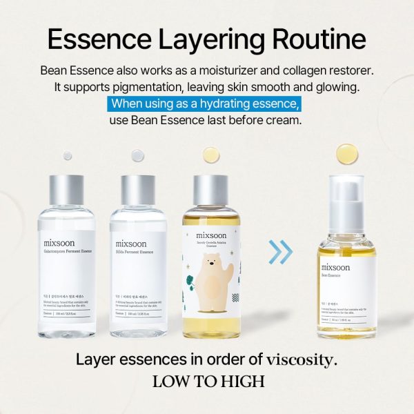 mixsoon Bean Essence Exfoliating Hydrating Korean Skin Care Glass skin - Image 7