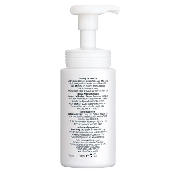 Curel Japanese Skin Care Foaming Daily Face Wash for Sensitive Skin, - Image 10