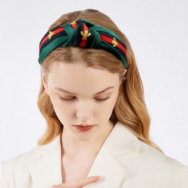 NODG 4 Pieces Knotted Turban Headbands for Women Wide Boho Diademas Para - Image 4