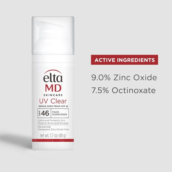 EltaMD UV Clear Face Sunscreen SPF 46, Oil Free Sunscreen with Zinc Oxide, - Image 7