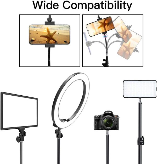 Cell Phone Tripod for iPhone Tall Phone Video Recording Vlogging Streaming - Image 7