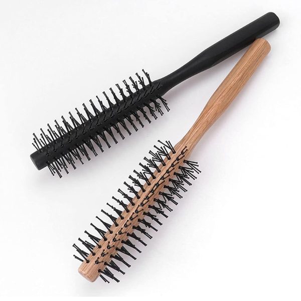 Curling Hair Comb Brush Professional Salon Blowing Round Hairdressing - Image 9