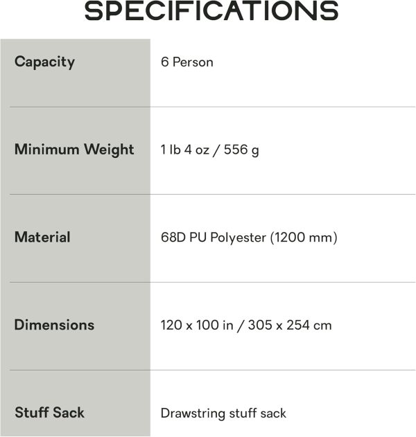 NEMO Equipment Aurora Highrise, 3 Season, Family, Car Camping Tent - Image 5